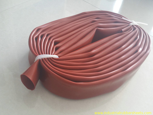Estrusione di tubi rossa del silicone della manica del silicone per la lunghezza di massimo 2m del rullo della corona